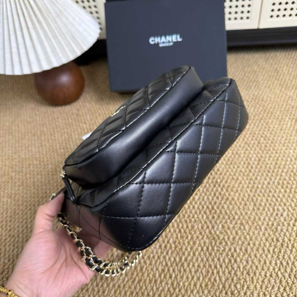 Chanel Makeup Line Black Quilted Crossbody Bag - Picture 5 of 14